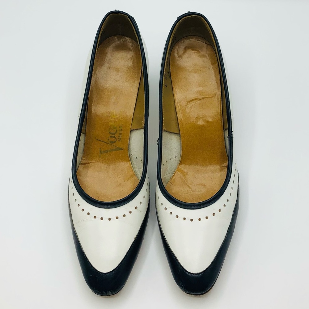 Vintage 70s Vogue Brand Oxford-Inspired Heels - Picture 15 of 16